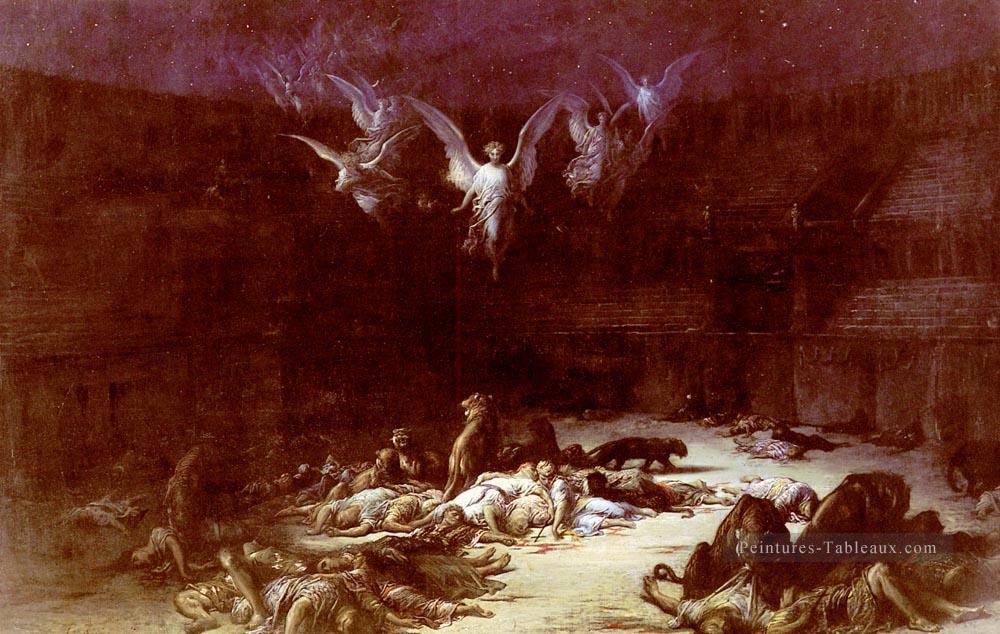 Le Christianisme Martyrs Gustave Dore Peintures à l'huile